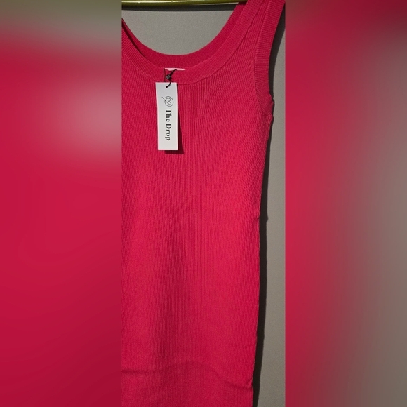 The Drop Women's Yasmin Rib Midi Sweater Tank Dress #701, 702 - Picture 4 of 8